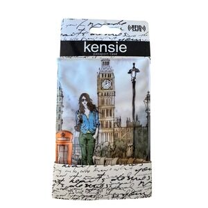 Kensie Rfid Safe Passport‎ Case London Big Ben Girl Travel Holder